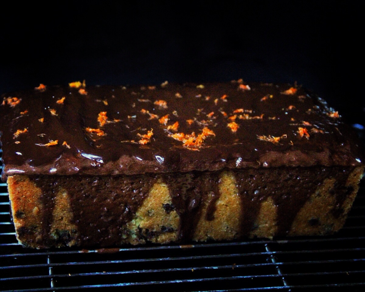 Forbidden Rice Blog | Chocolate Orange Cream Cheese Pound Cake