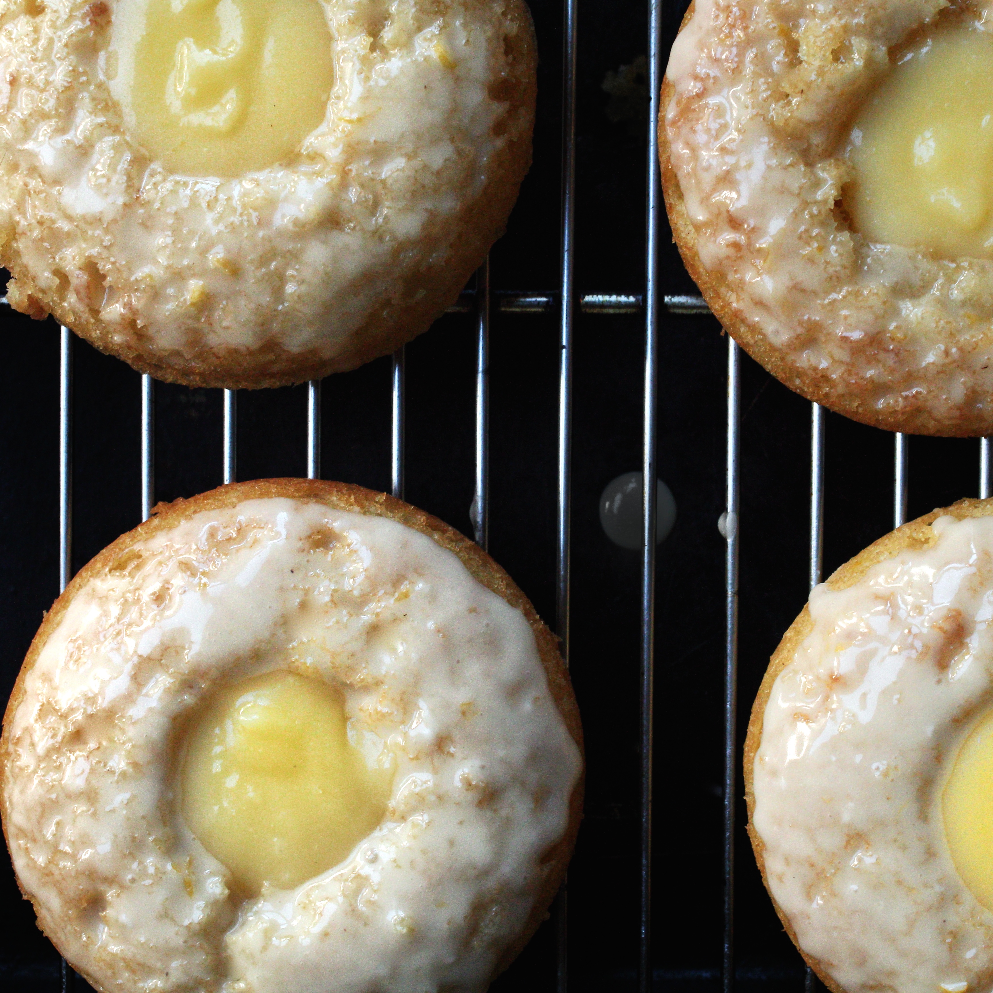 Forbidden Rice Blog | Baked Lemon Doughnuts with Homemade Lemon Curd