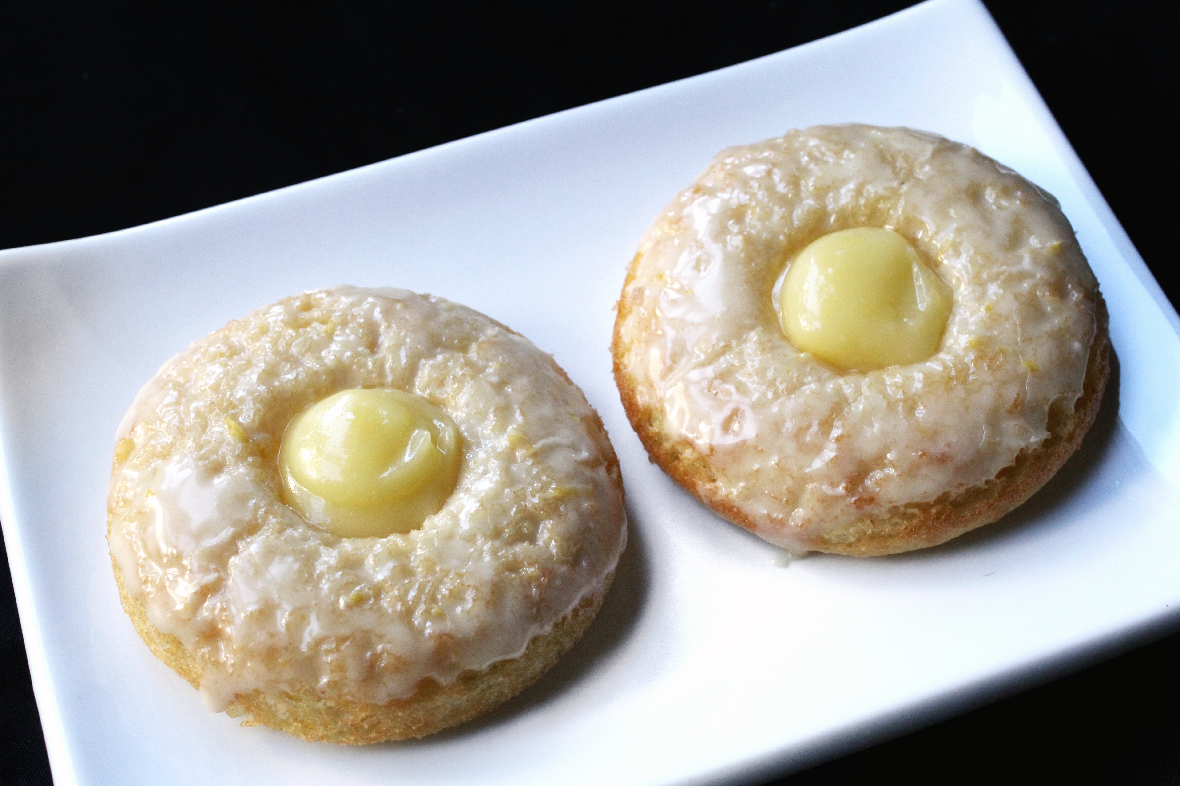 Forbidden Rice Blog | Baked Lemon Doughnuts with Homemade Lemon Curd