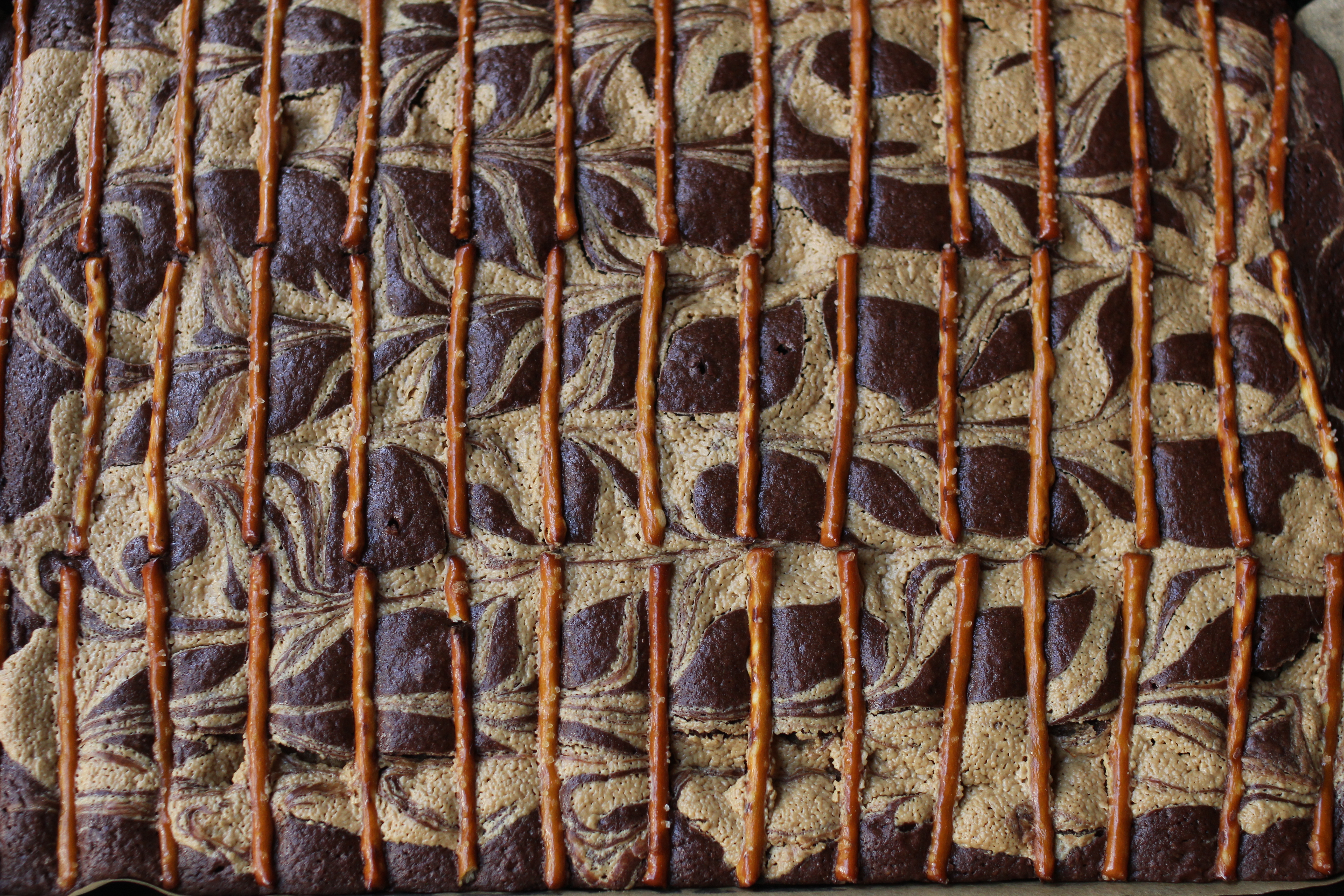 Forbidden Rice Blog | Chocolate Peanut Butter Pretzel Brownies