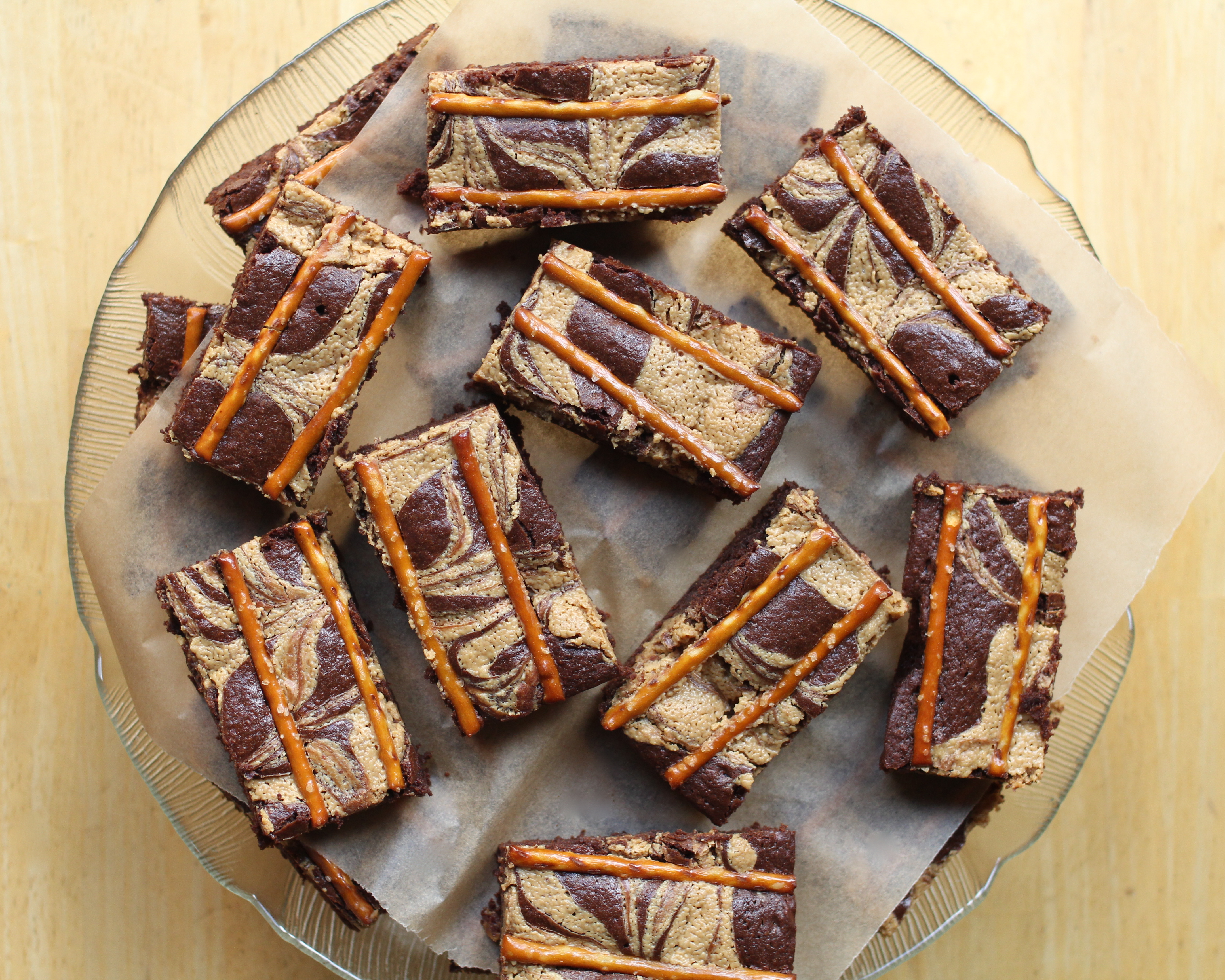 Forbidden Rice Blog | Chocolate Peanut Butter Pretzel Brownies