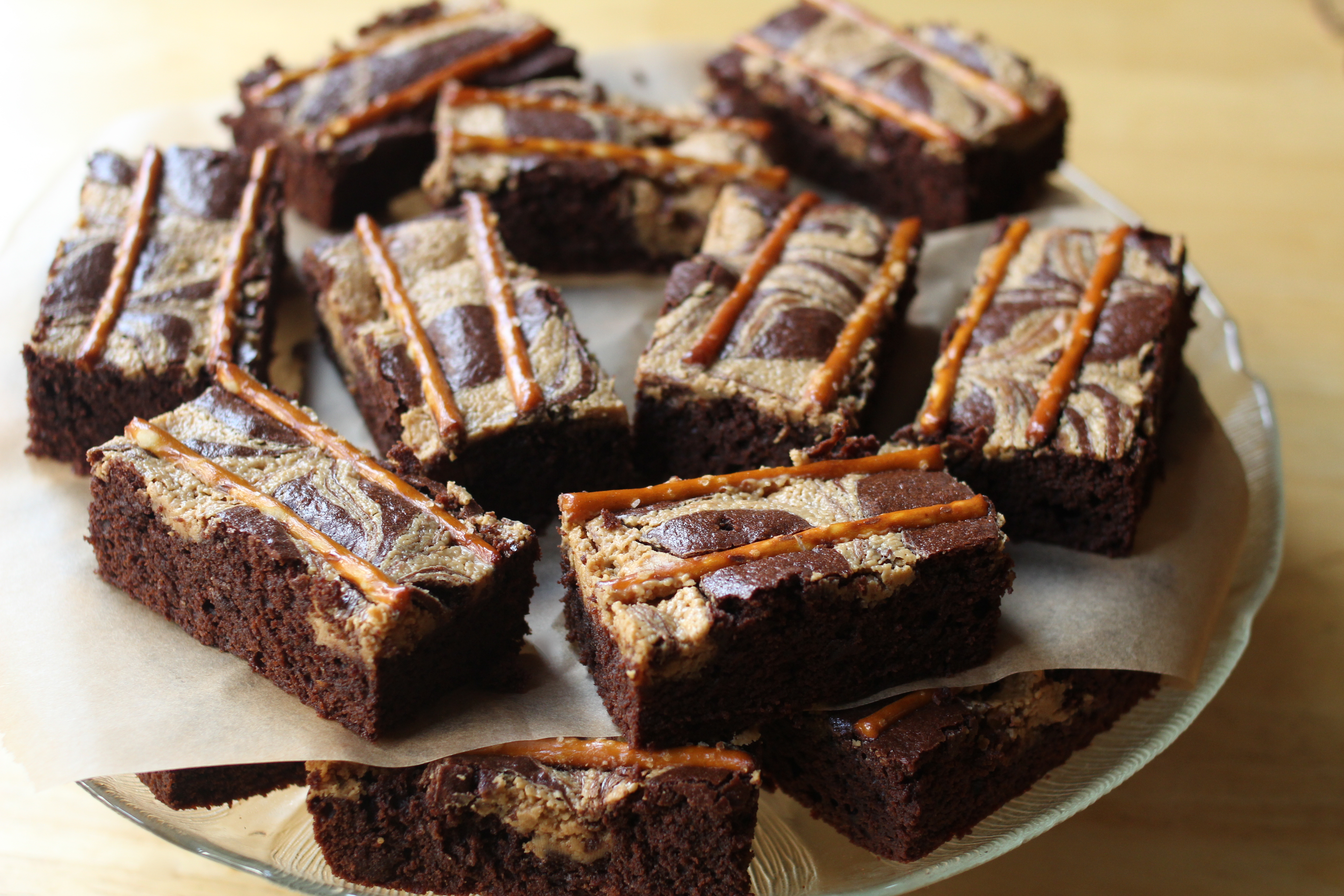 Forbidden Rice Blog | Chocolate Peanut Butter Pretzel Brownies