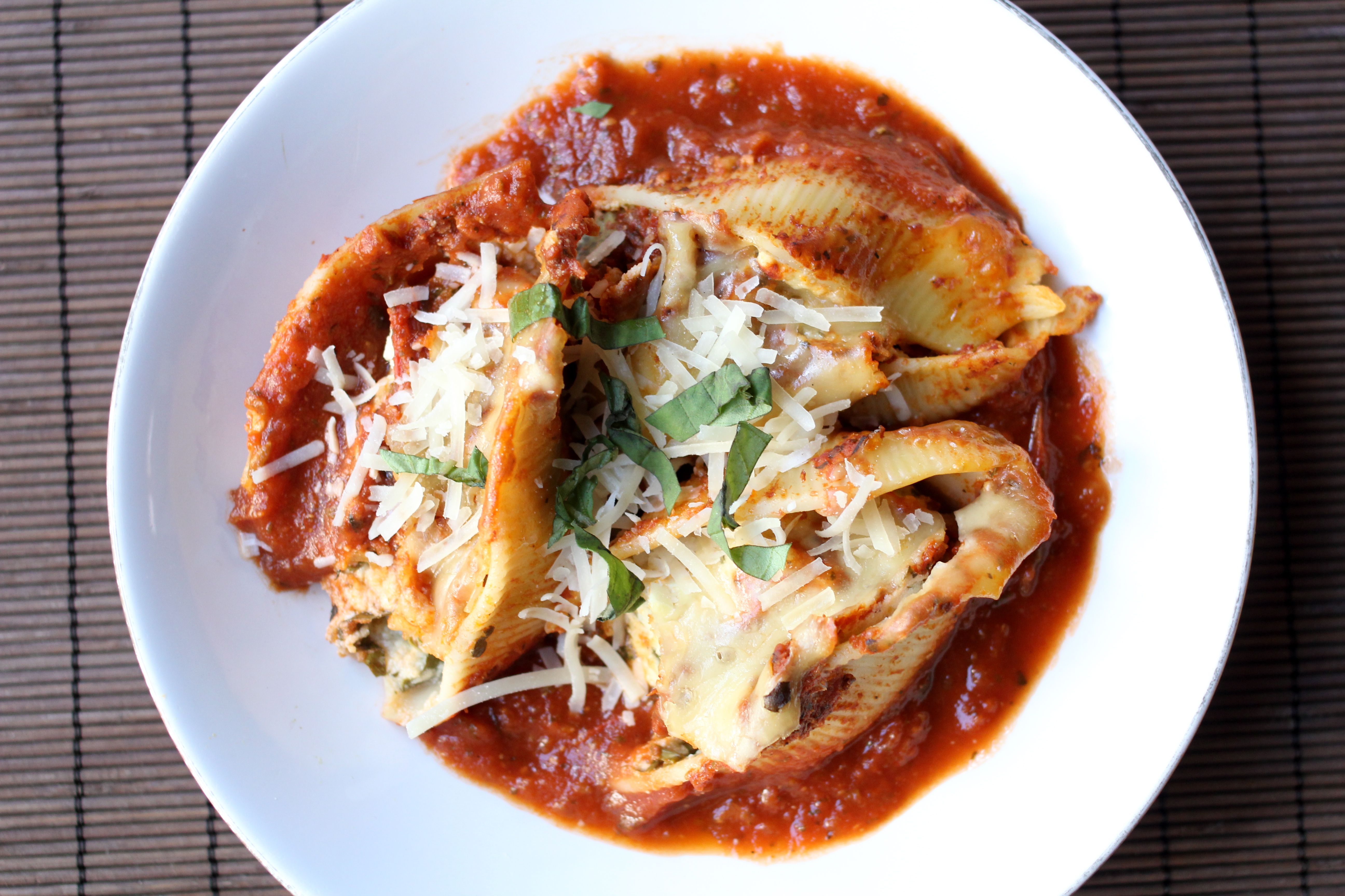 Forbidden Rice Blog | Spinach and Cheese Stuffed Shells