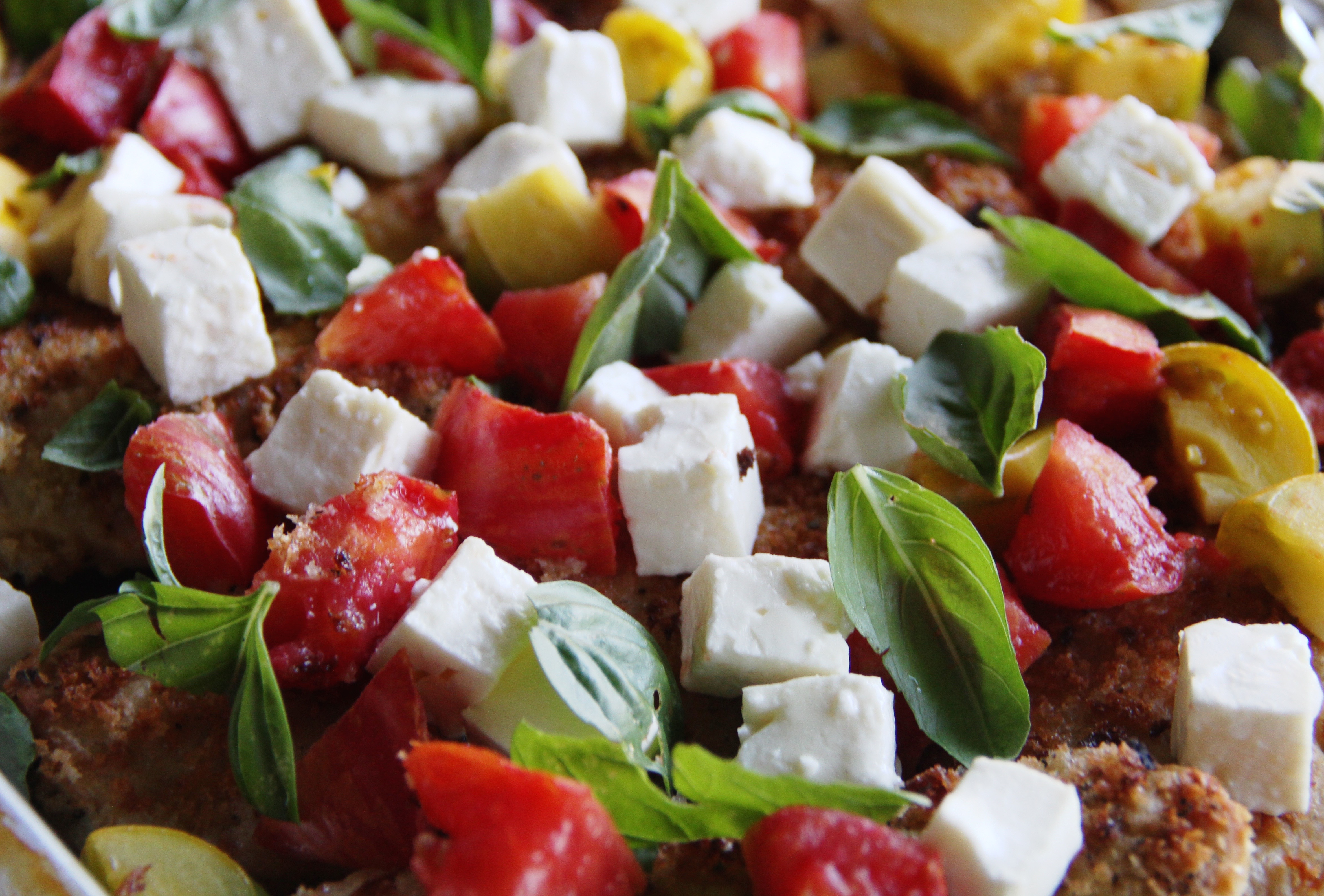 Forbidden Rice Blog: Breaded Chik'n Cutlets with Heirloom Tomatoes and Feta | Quorn