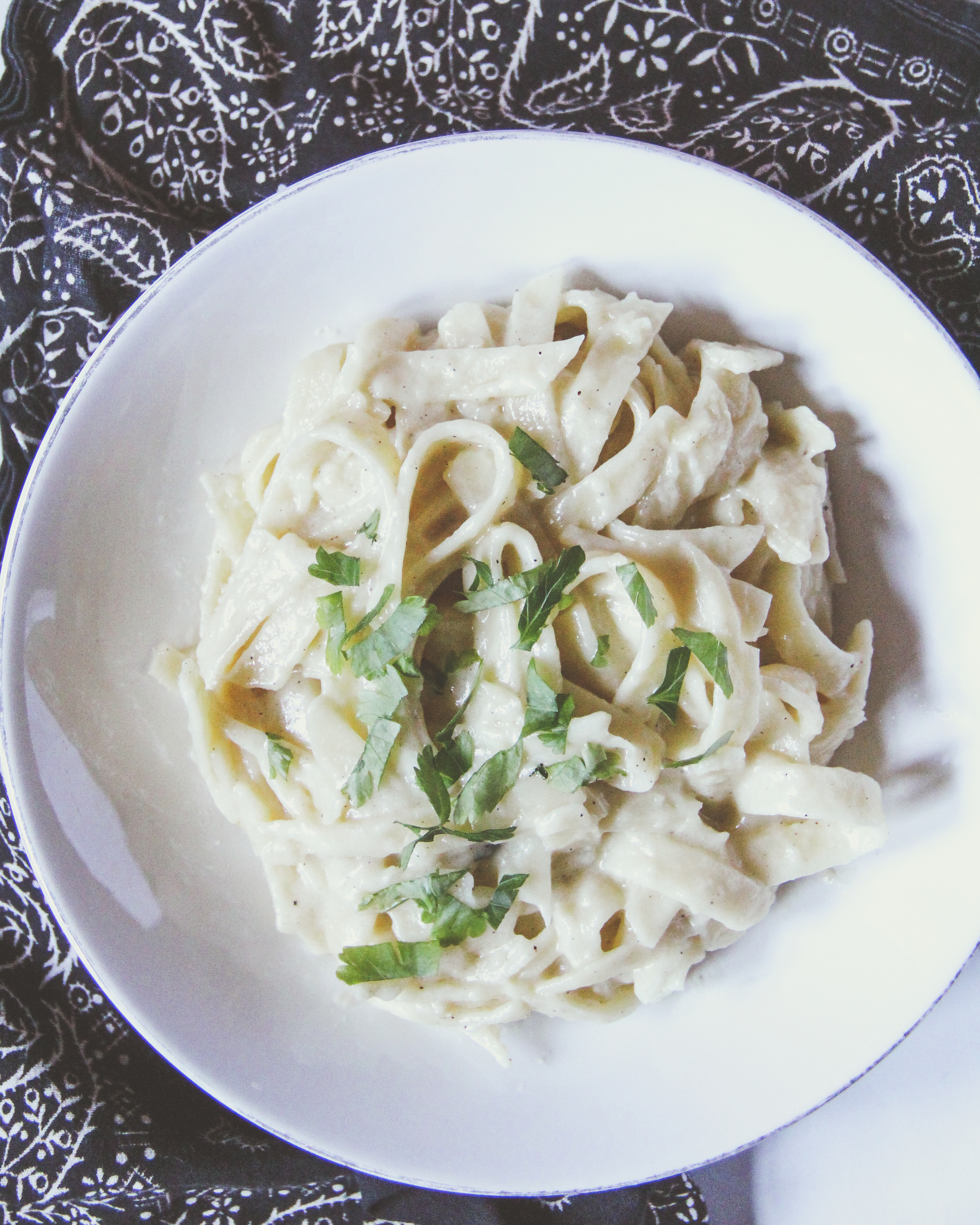 Forbidden Rice Blog | Fettuccine Alfredo (2 of 8)