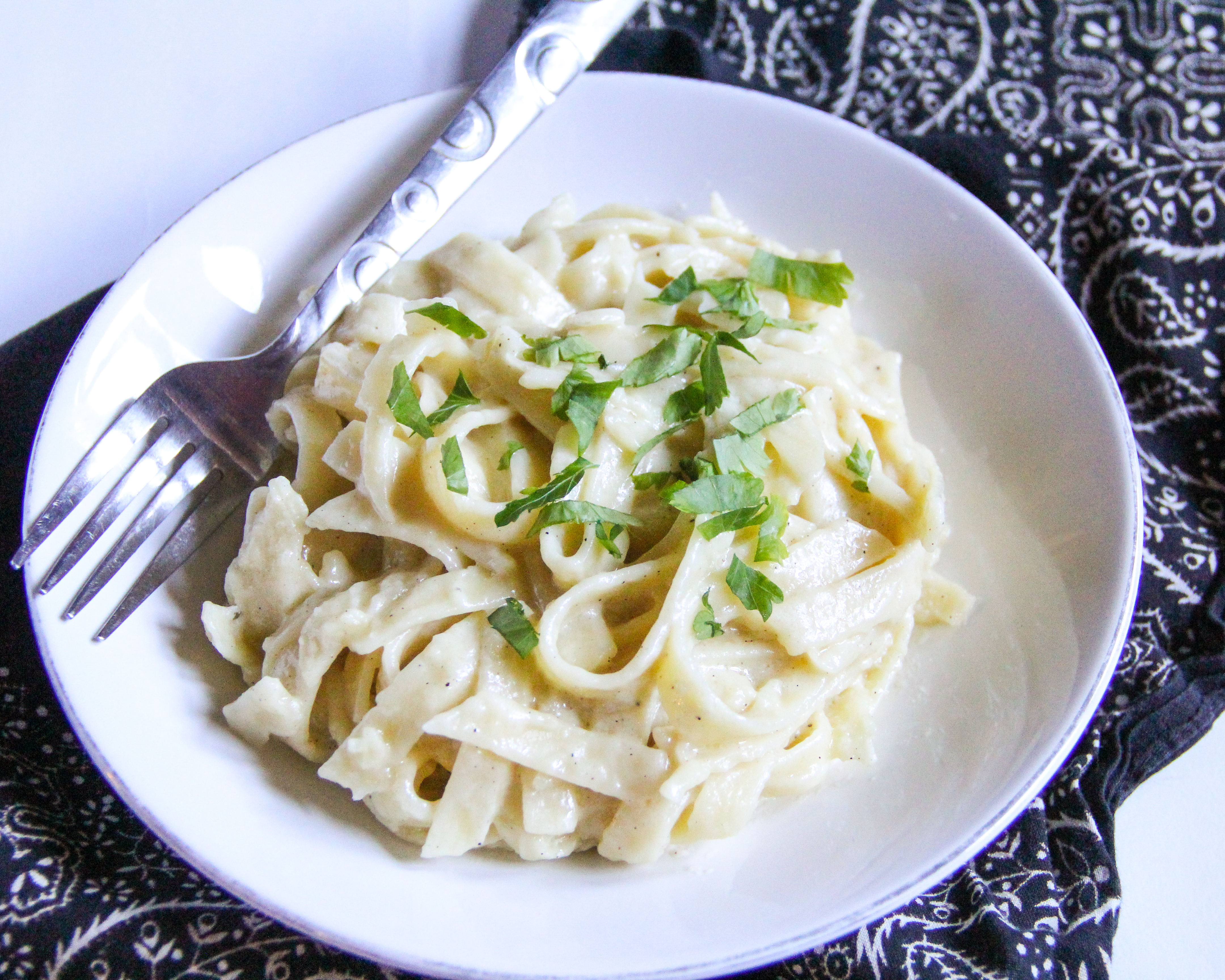 Forbidden Rice Blog | Fettuccine Alfredo (2 of 8)