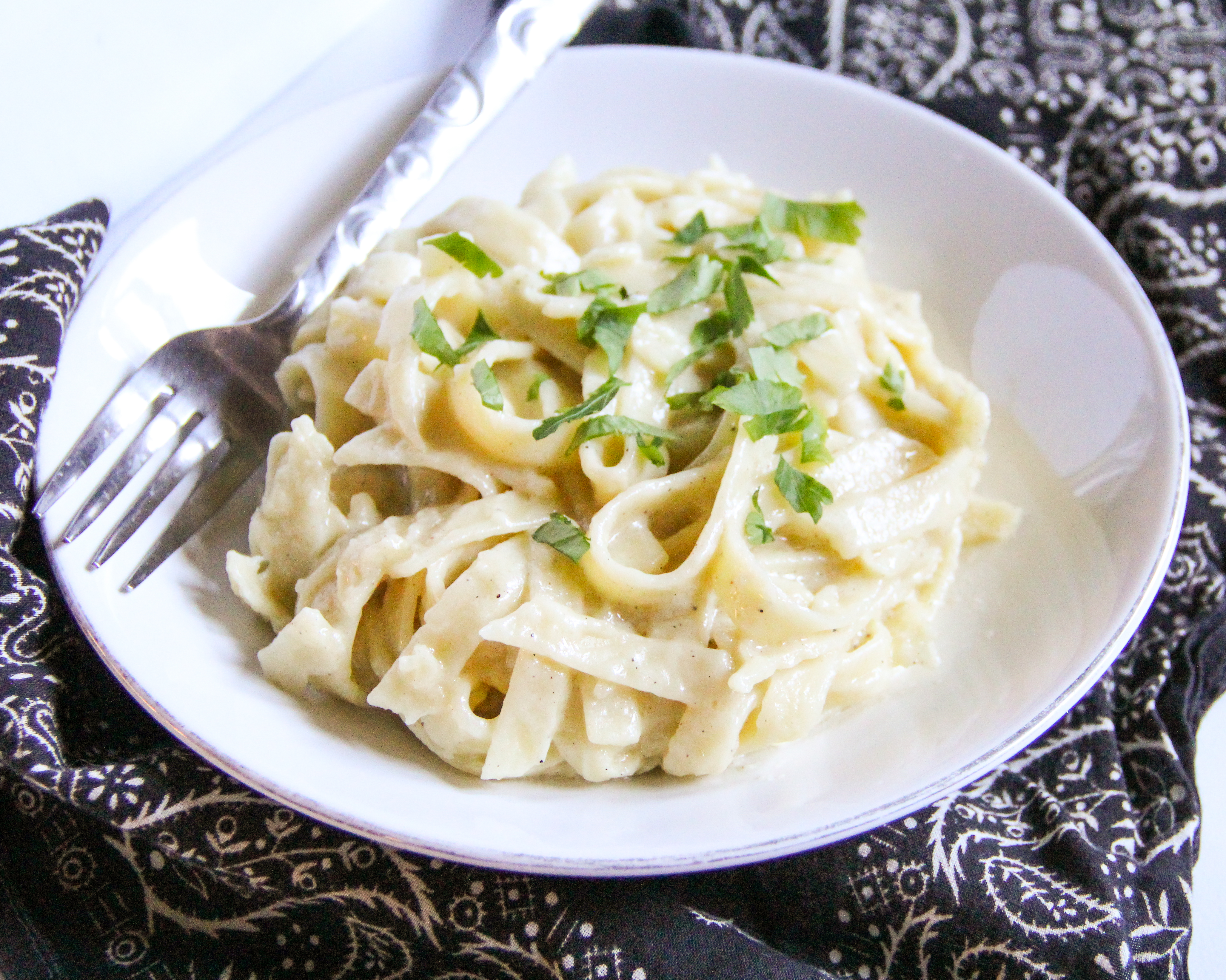 Forbidden Rice Blog | Fettuccine Alfredo (5 of 8)